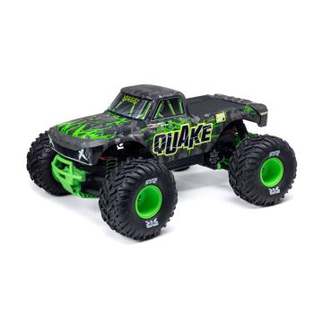 Arrma 1/10 QUAKE 223S DSC 2WD RTR Brushless Monster Truck, Green (C-ARA3537T2)