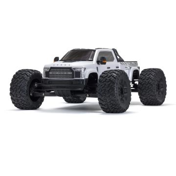 Arrma 1/7 BIG ROCK 6S 4X4 BLX Monster Truck RTR White (C-ARA7612T3)