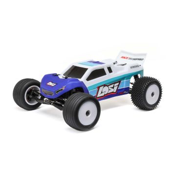 Losi 1/18 Mini-T 2.0 V2 2WD Stadium Truck Brushless RTR Blue (C-LOS-1056T2)