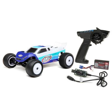 Losi Mini-T 2.0 2WD Stadium Truck Brushless RTR, Blue (C-LOS01019T2)