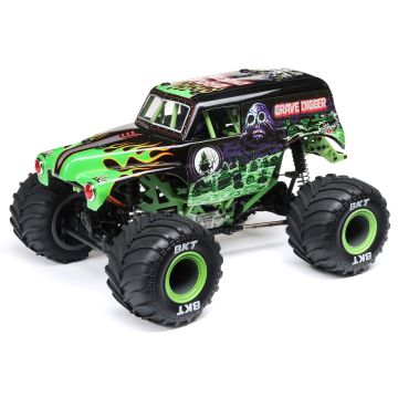Losi 1:18 Mini LMT 4X4 Brushed Monster Truck RTR, Grave Digger (C-LOS01026T1)