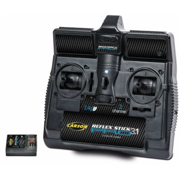 Carson FS Reflex Stick Radio Set Pro 3.1 2.4G with 4 Channel Receiver (C500084)