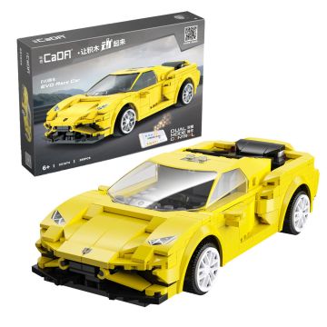 Cada Yellow Evo Sports Car - 289 pcs (C51074W)