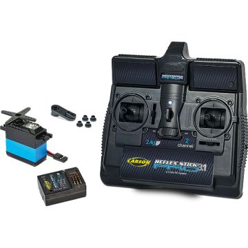 Carson Reflex Pro Stick Radio Set 3.1 2.4G with Receiver & Servo (C707131)