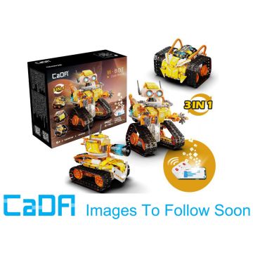 Cada WÂ·BOT Code Robot 3-In-1 - 455 pcs (C83003W)