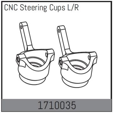 Absima CNc Steering Cups L/R (AB1710035)