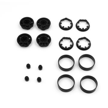 Absima CR-18P Truck 1.2" Bead Lock Wheels (Black?