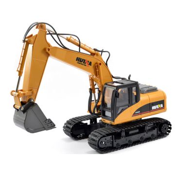 Huina 1/14th Scale Rc Excavator 2.4G 15Ch W/Die Cast Bucket (CY1535)