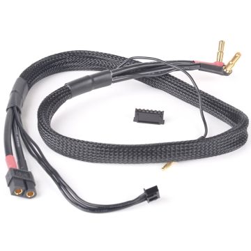 Absima Charging Cable XT60 - 4/5mm gold plug - XH adapter 60cm (AB3040058)