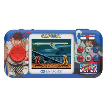 My Arcade Super Street Fighter II Pocket Player Pro Portable Gaming System (2 Games In 1) (DGUNL4187)