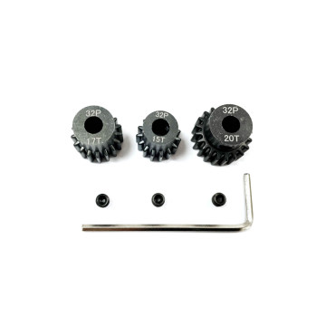 SC Models Arrma 0.8Mod Pinion Set, 15,17,20t 5mm Shaft (SC311003)