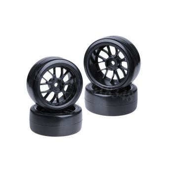 SC Models 1:10 On Road Drift Mesh Wheel - Black 4pcs (SCDTHW00011D)