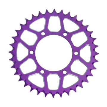 SC Models Aluminum Hub Chain Sprocket , Losi Promoto - Purple (SCPMX1403C)