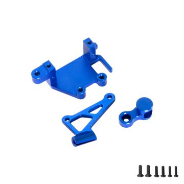 SC Models Aluminum Servo Mount Set, Losi Promoto - Blue (SCPMX1406D)