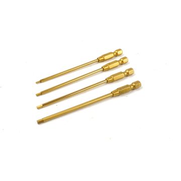 SC Models Titanium Coated Power Driver Tips 1.5, 2.0, 2.5, 3.0mm (SCDTT01003)