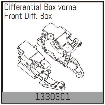 Absima Front Diff Box (AB1330301)