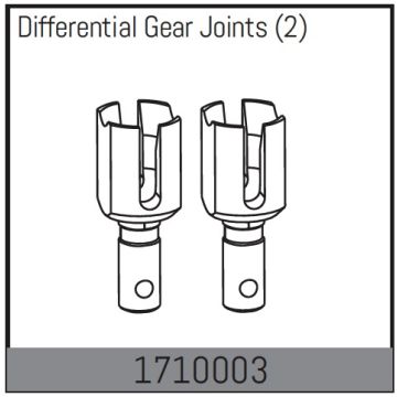 Absima Differential Gear Joints (2) (AB1710003)