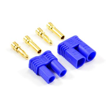Etronix EC2 2mm Gold Connectors (Male/Female) (ET0619)