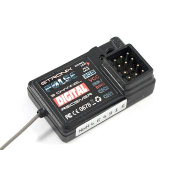 Etronix Pulse GFSK 3Ch 2.4Ghz Receiver (ET1095)