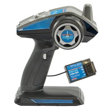 Etronix Pulse Ex3G 3Ch 2.4Ghz Fhss Wheel Radio System (ET1107)