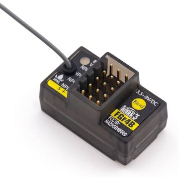 FlySky FGr4B 2.4GHz 4CH AFHDS 3 Micro Mini RC Receiver (FGR4B)