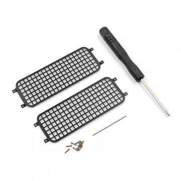 Fastrax TRX-4M Stainless Rear Side Window Guard Net (2) (FTTX479)