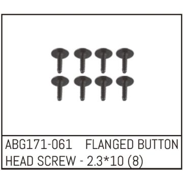 Absima Flanged Button Head Screw M2.3*10 (8) (ABG171-061)
