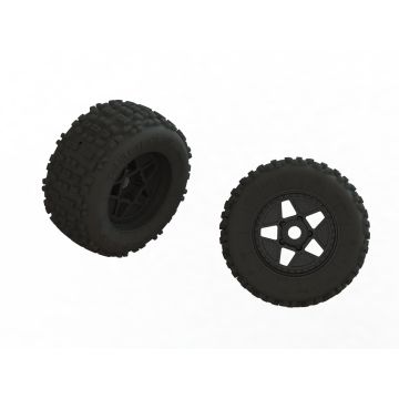 Arrma dBoots Back-Flip Big Block MT Tire Glued (2) (G-ARA550111)