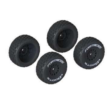 Arrma dBoots 'FORTRESS' Tire Set Glued, Option (2 Pairs) (G-ARA550117)