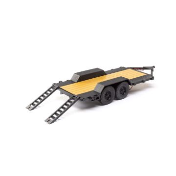 Axial SCX24 1:24th Flat Bed Vehicle Trailer with LED Taillights (G-AXI00009)