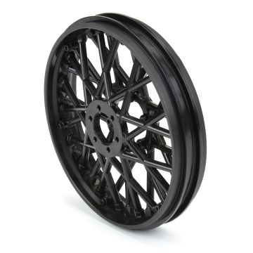 Pro-Line 1/4 Bullyspoke V2 Bead Rear Wheel Black: Promoto-MX (G-PRO283203)