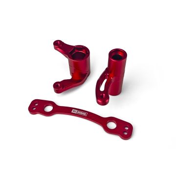 RC Overhaul Steering Crank Set Red Alum 6S (G-RCO-AR004)