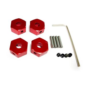 RC Overhaul Wheel Hex Drive 14mm Red Alum 3S (Pk4) (G-RCO-AR006R)
