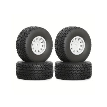 RC Overhaul On-Road Tyre w/ White Rim, 1/18 Mojave (G-RCO-AR035W)