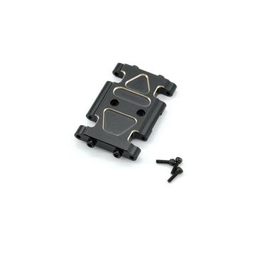 RC Overhaul Centre Skid Plate Black Brass AX24 (G-RCO-AX001)