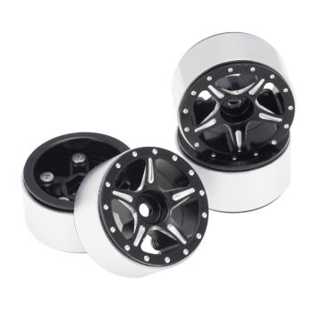 RC Overhaul 5 Spoke B'lock Alum 1.0" Wheels 4pcs SCX24 (G-RCO-AX011)