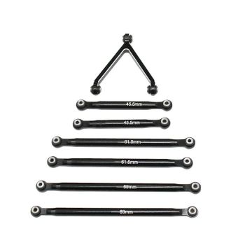 RC Overhaul Lower Tie Rod Set Blk Aluminum SCX24 (G-RCO-AX022)