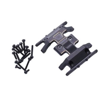 RC Overhaul Centre Skid Plate Black Brass SCX24 (G-RCO-AX026)