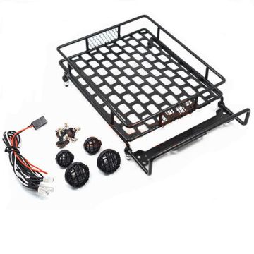 RC Overhaul Roof Rack w/Spot Lights 1/10th (G-RCO-CR021)