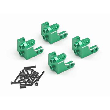 RC Overhaul Upper Shock Mount Green Alum 4pcs, LMT Mini (G-RCO-LOS05G)