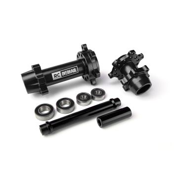 RC Overhaul Aluminum Hub Set, Promoto, Black (G-RCO-MX01BK)