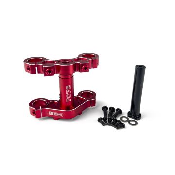 RC Overhaul Aluminum Triple Clamp Set, Promoto, Red (G-RCO-MX03R)