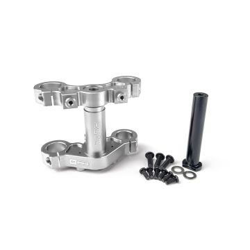 RC Overhaul Aluminum Triple Clamp Set, Promoto, Silver (G-RCO-MX03S)