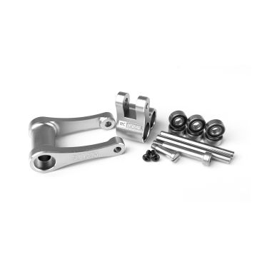 RC Overhaul Aluminum Knuckle & Pull Rod, Promoto, Silver (G-RCO-MX04S)