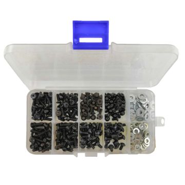 RC Overhaul M3 Cap & Countersunk Screw Pack (180pcs boxed) (G-RCO-SCR001)
