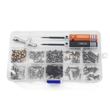 RC Overhaul Screw Set w/Tools (289pcs boxed) TRX-4M (G-RCO-SCR006)