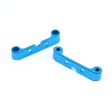 RC Overhaul Sus Arm Mount Fr & Rr Blue Aluminum TT01 (G-RCO-TAM02)