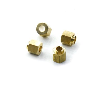 RC Overhaul Hex Drives, Ext 4mm Brass(4) TRX-4M (G-RCO-TRX003)