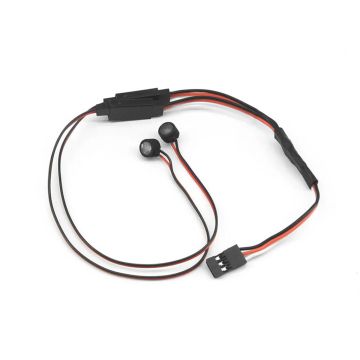 RC Overhaul LED Set Round front lamps w / Covers TRX-4M Defender (G-RCO-TRX038)