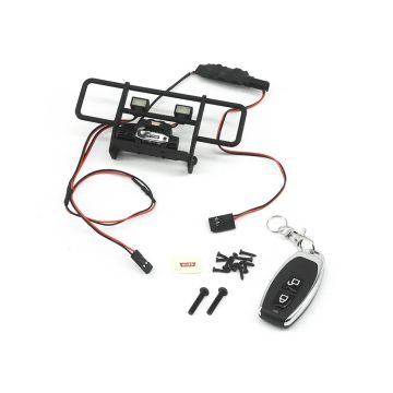 RC Overhaul Bumper w/LEDS, Winch & Remote TRX-4M Chevy K10 (G-RCO-TRX043)